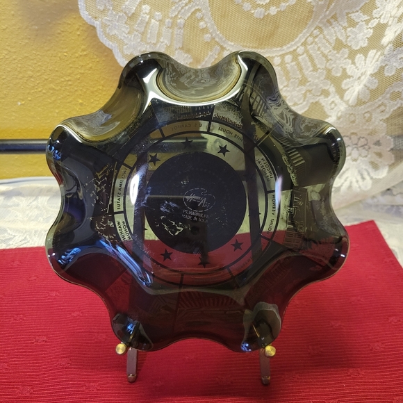 Vtg 70's Fluted Ashtray President Seal Monuments - Picture 4 of 5